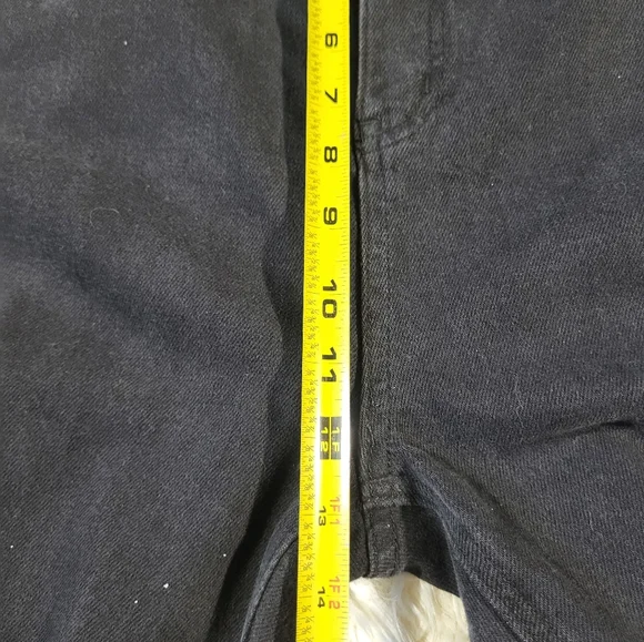 Fashion Brand Company TALL Nap Jeans for big butts black denim Size 1X - Picture 10 of 16